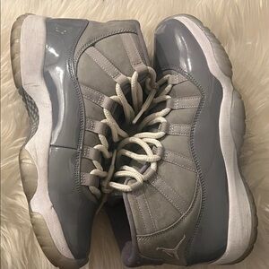 Jordan Men’s Athletic Shoes Grey and White